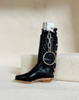 Leather Cowboy Boot Lighter Cover