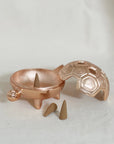 Incense Burner | Rose Gold Turtle