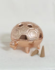 Incense Burner | Rose Gold Turtle