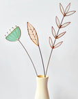 Stained Glass | Mod Blue Flowers