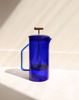 Cobalt Glass French Press