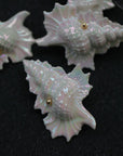 Ceramic Brooch | Conch Pin