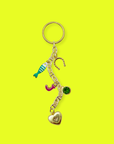 Charm Chain | Gold plated keychain base for multiple charms
