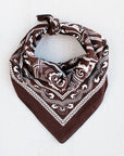 Western Bandana | Brown Paisley