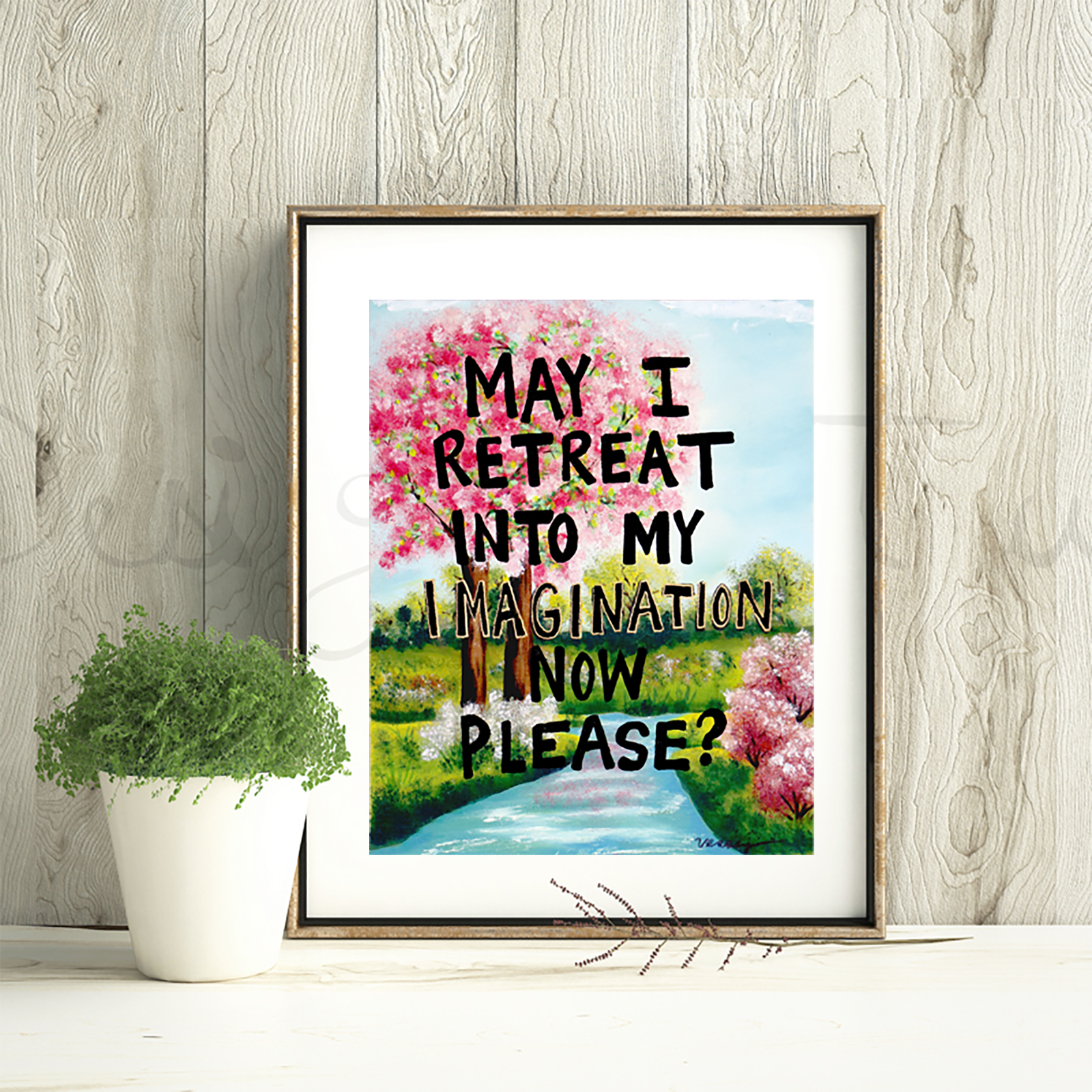 Art Print | Retreat Into My Imagination