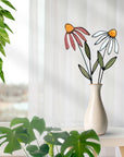 Stained Glass | Three Leaf Stem