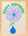Greeting Card | Birthday Flower Vase
