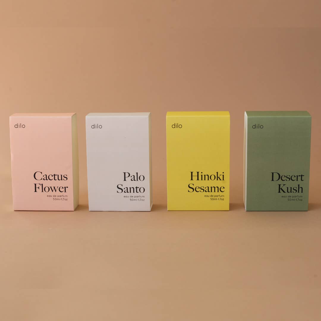 The unmistakable appeal of Palo Santo is infused into this rich, unisex fragrance. Top Notes: violet, peppercorn, iris Heart Notes: cardamom, rose, geranium Base Notes: palo santo, sandalwood, amber.