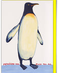 Greeting Card | Penguin Says Fuck You