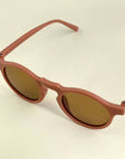 Sunglasses | Apricot Round Shaped