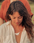 Año Necklace | Silver, Copper & Brass