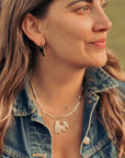Día Stud Earrings | Copper