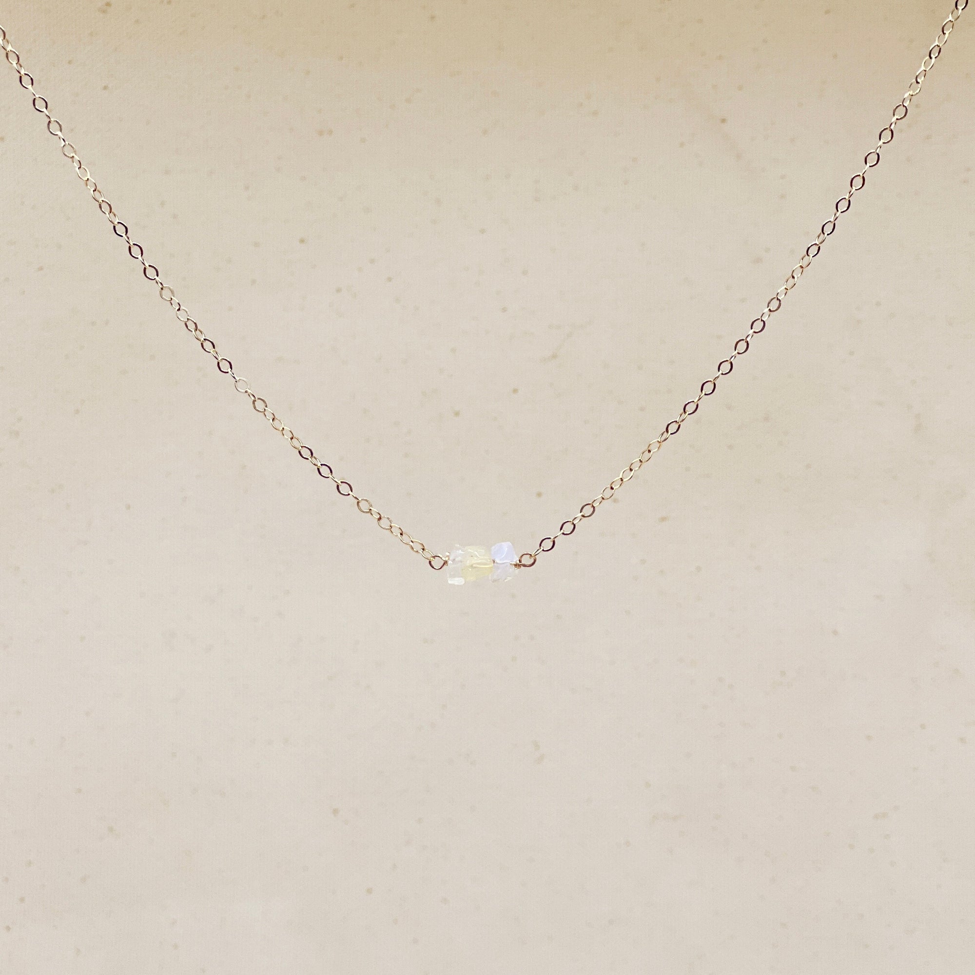 Fracture Gemstone Necklaces