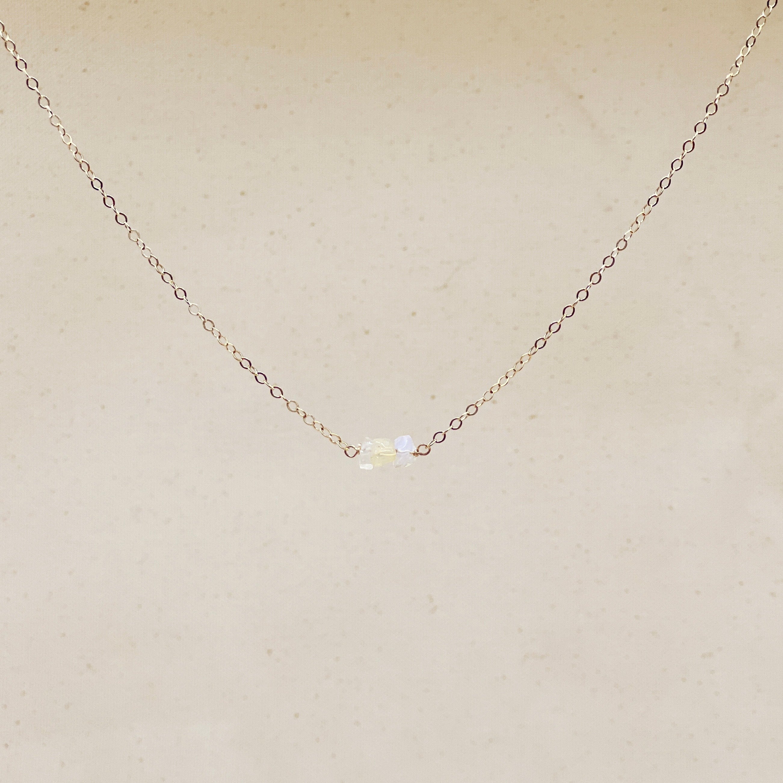 Fracture Gemstone Necklaces