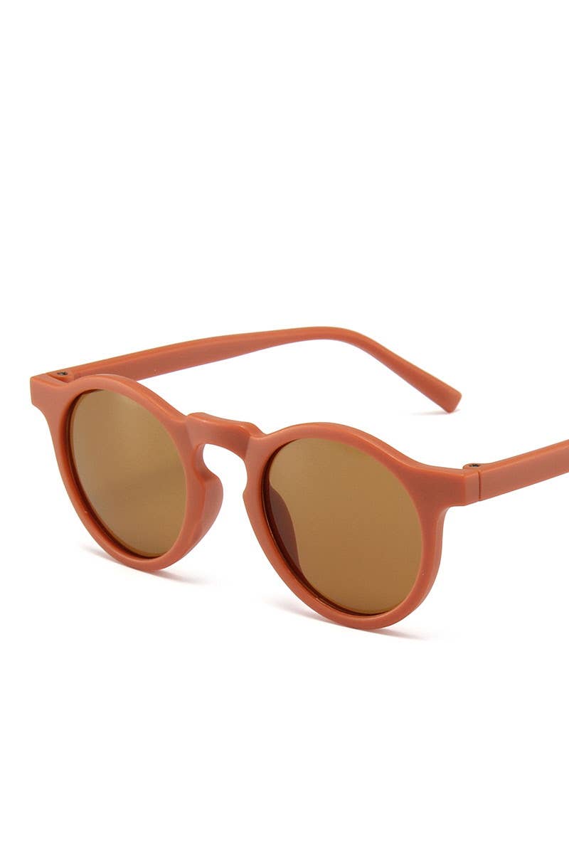 Sunglasses | Apricot Round Shaped