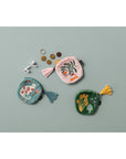 Catbloom Embroidered Coin Purse