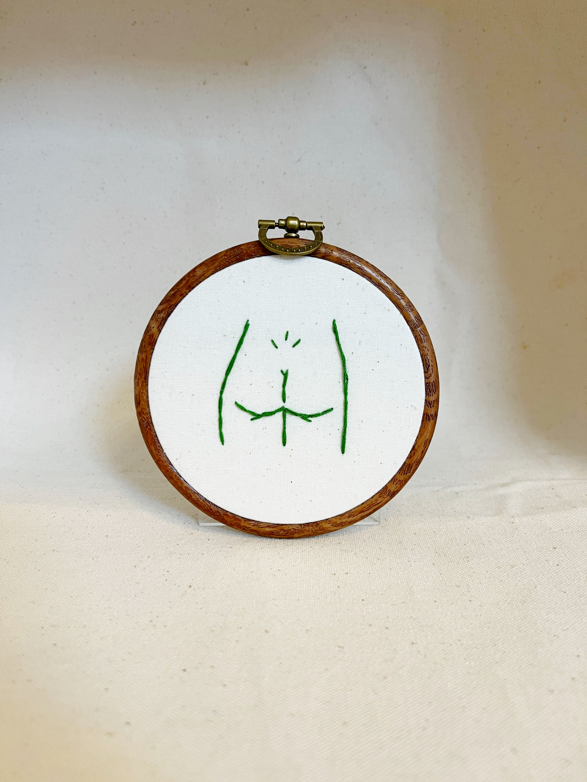 Her Butt | Framed Embroidery