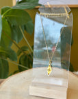 Gold-filled Paper Boat Charm Necklace