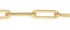 Jumbo paperclip chain in 14k gold-filled