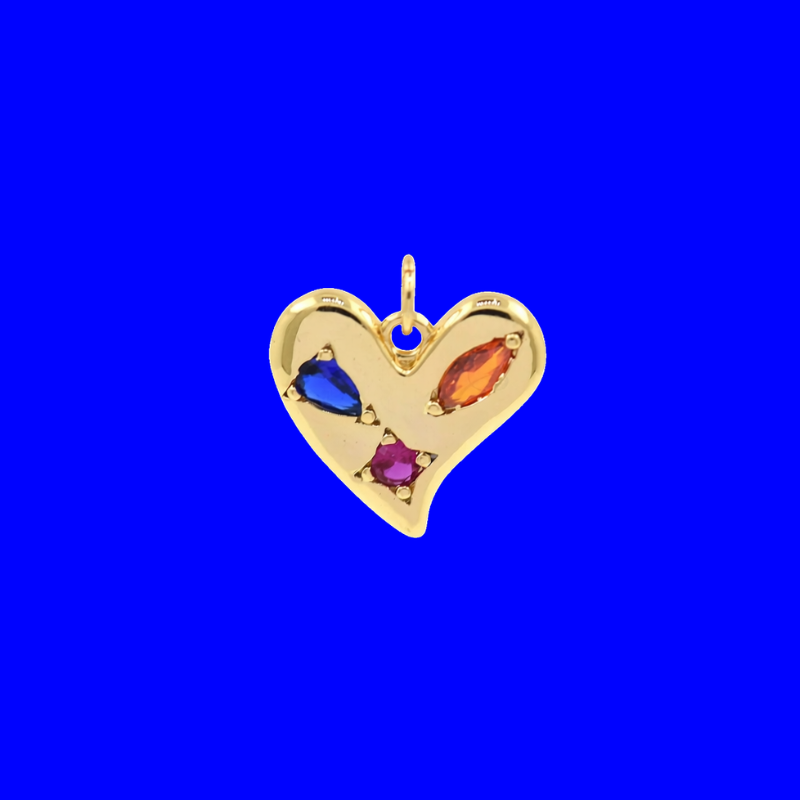 Charm | Gemstone Heart