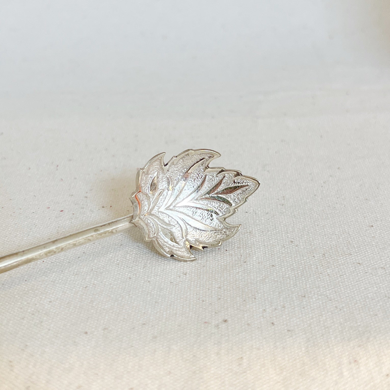 Vintage Sterling Silver Bar Spoon
