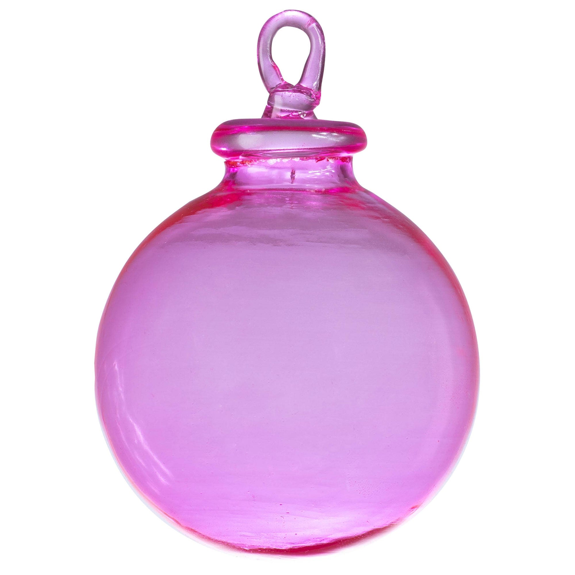 Holiday Ornament | Glass Pink Ball