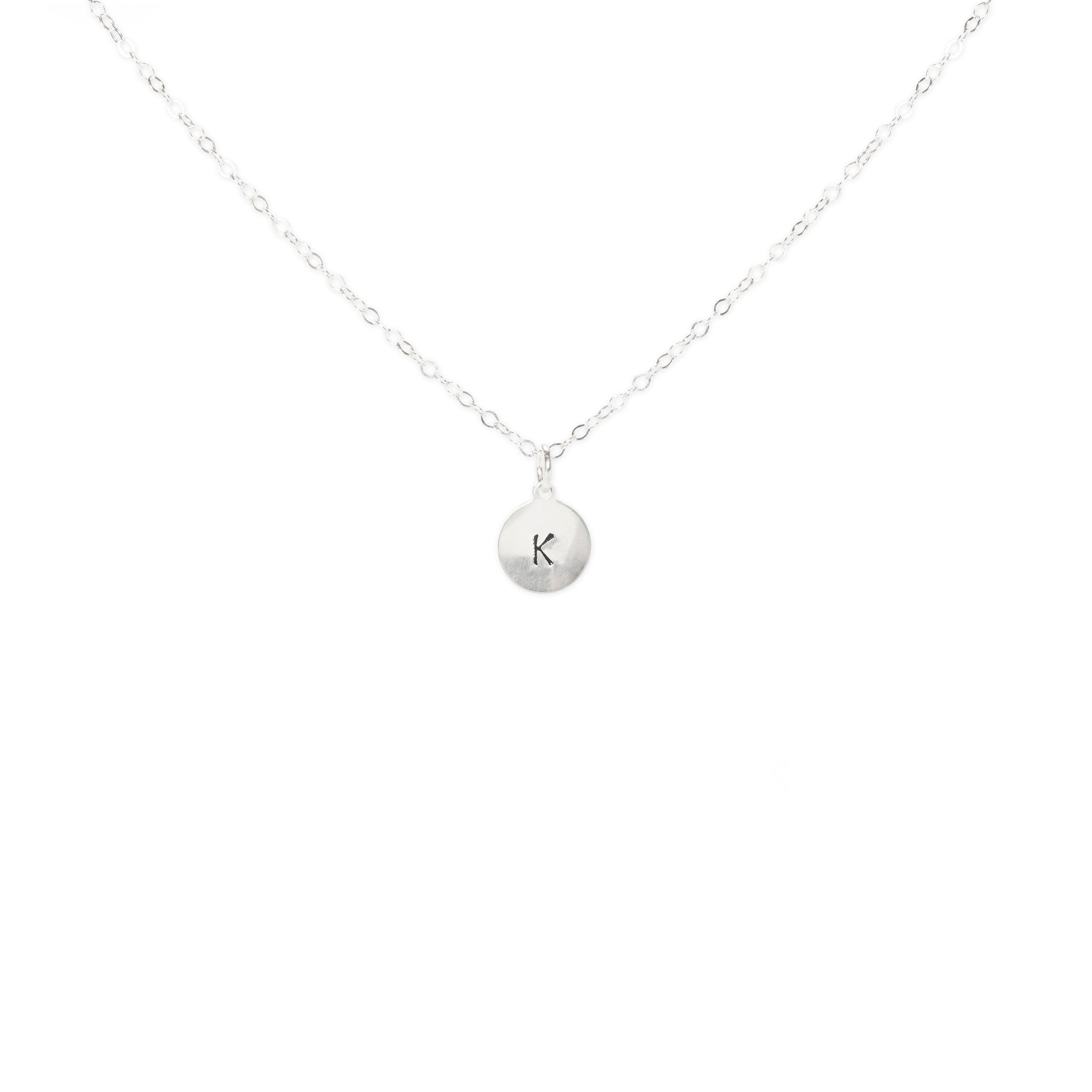 Initial Necklace | Sterling Silver