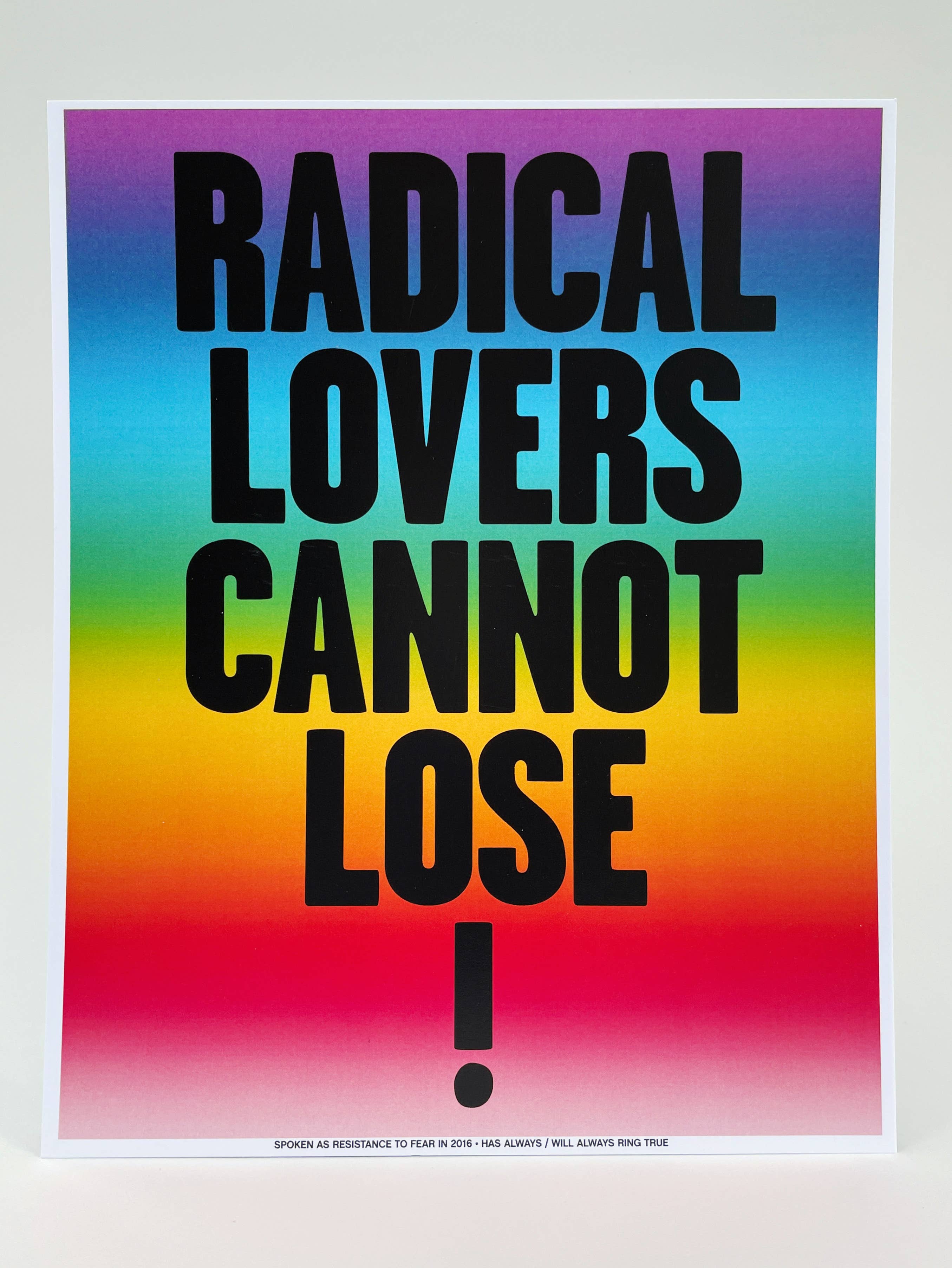 Art Print | Radical Lovers Cannot Lose!