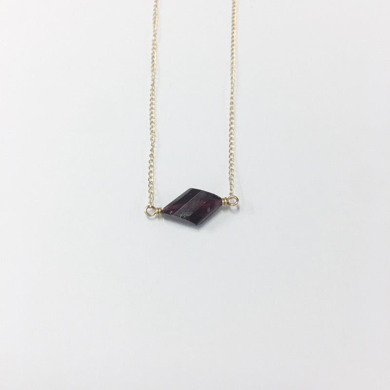 Fracture Gemstone Necklaces (Various) | Tiny