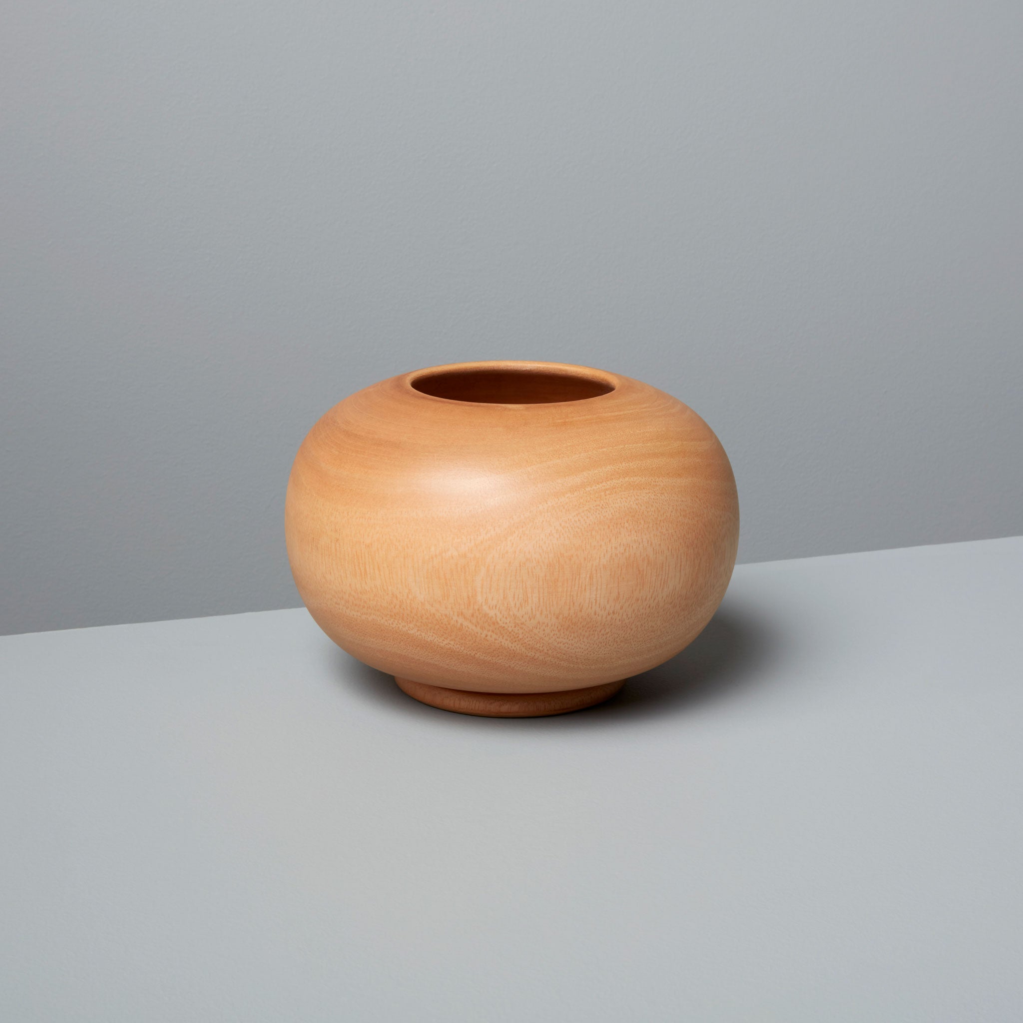 Kiln Mango Wood Round Vase