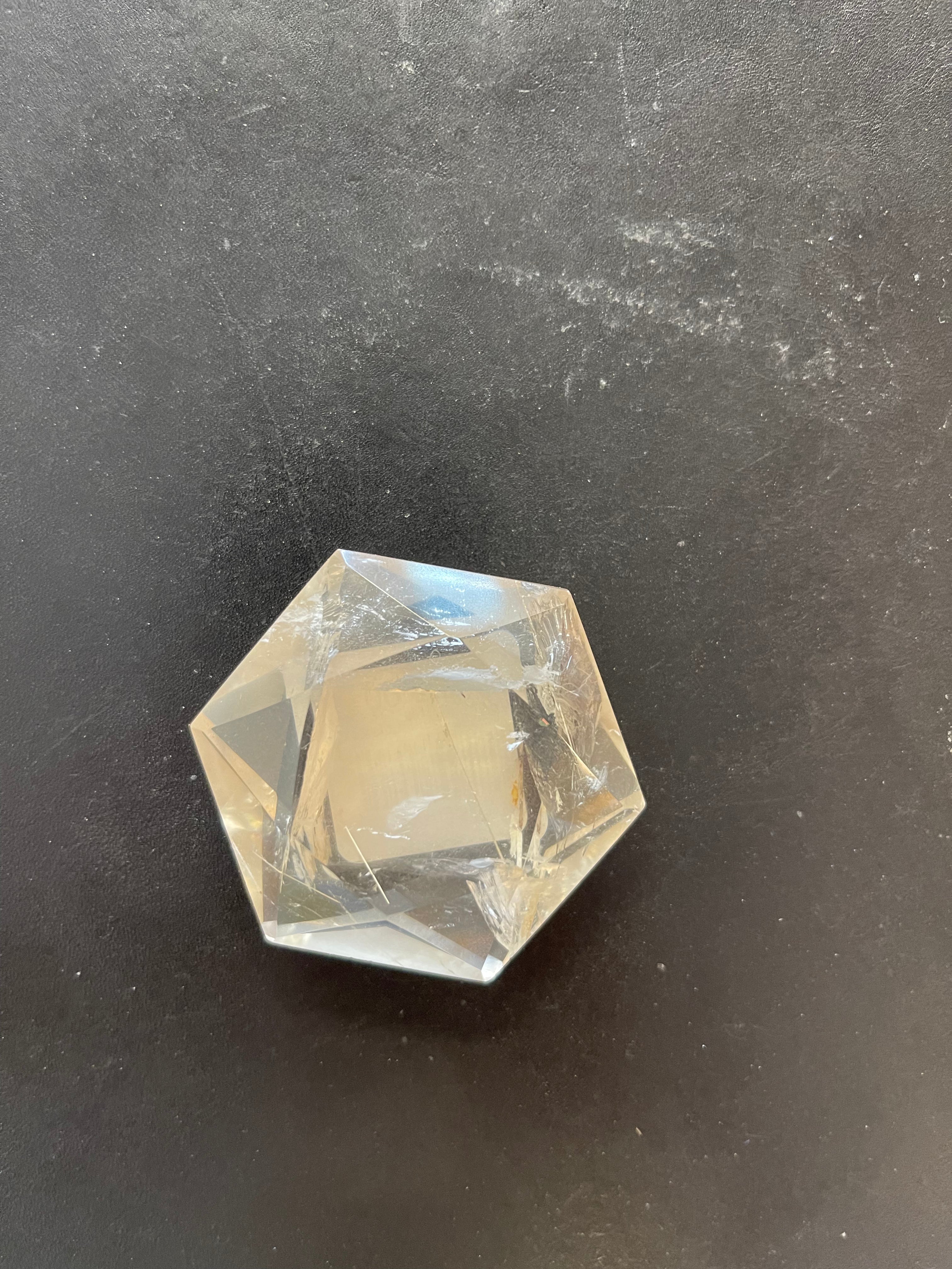 Crystals | Hexagonal Rutilated Quartz Stones