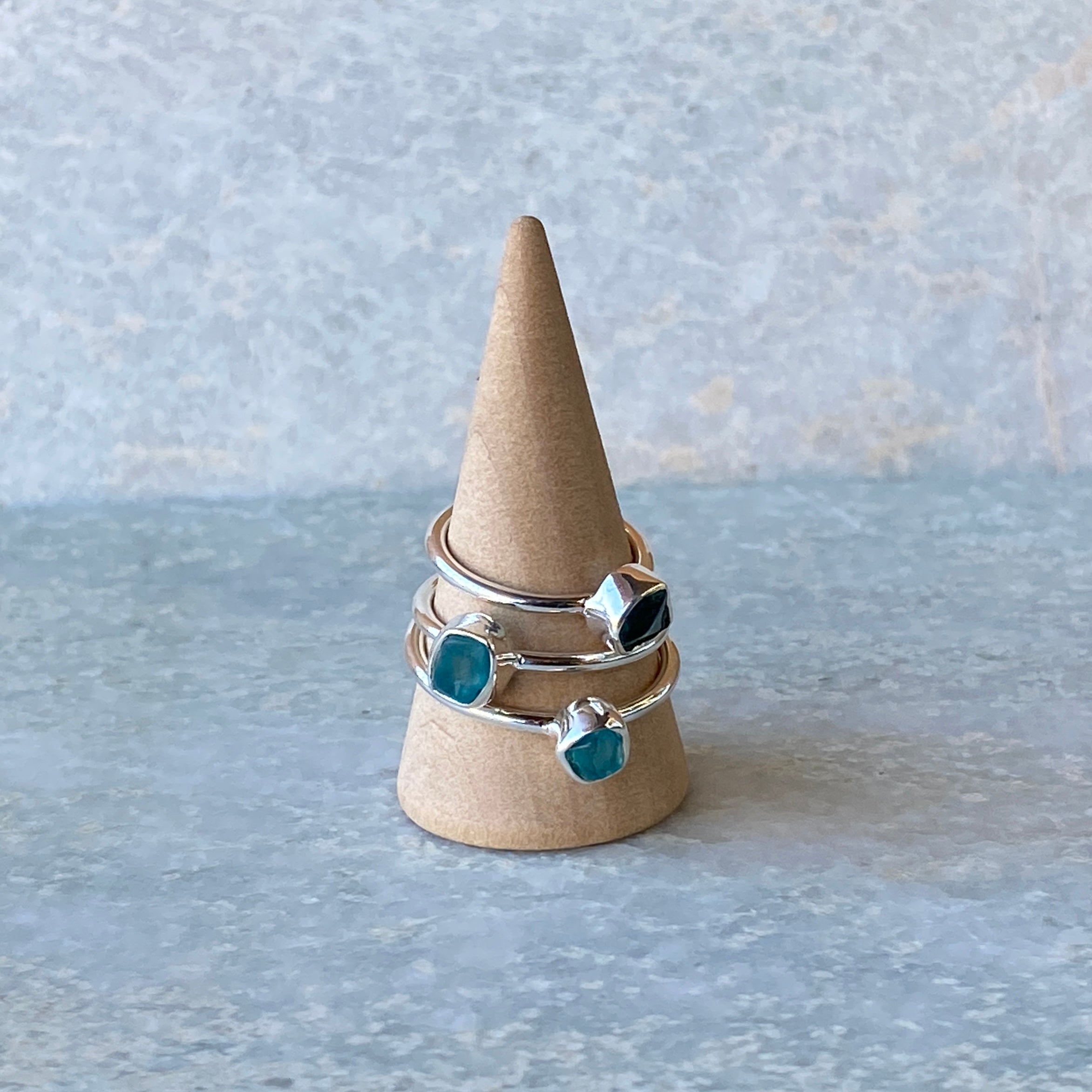 Gemstone Ring | Sterling Silver and Apatite