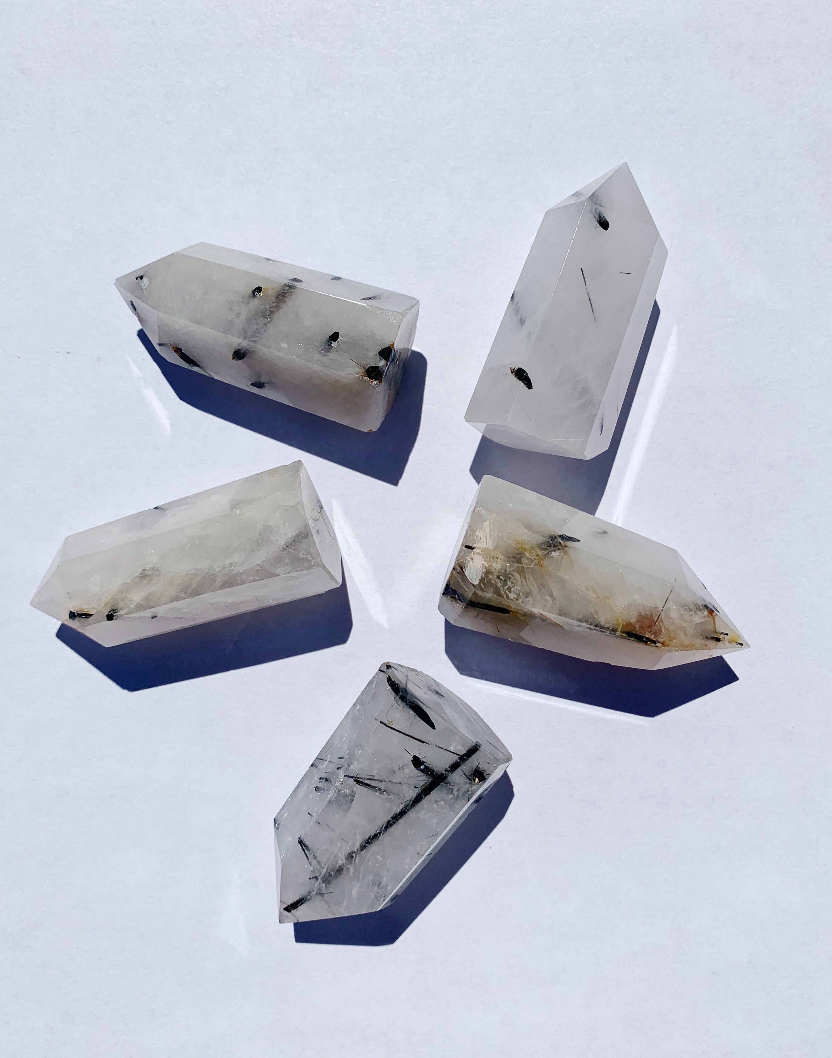 Crystals | Tourmaline Rutilated Quartz Point