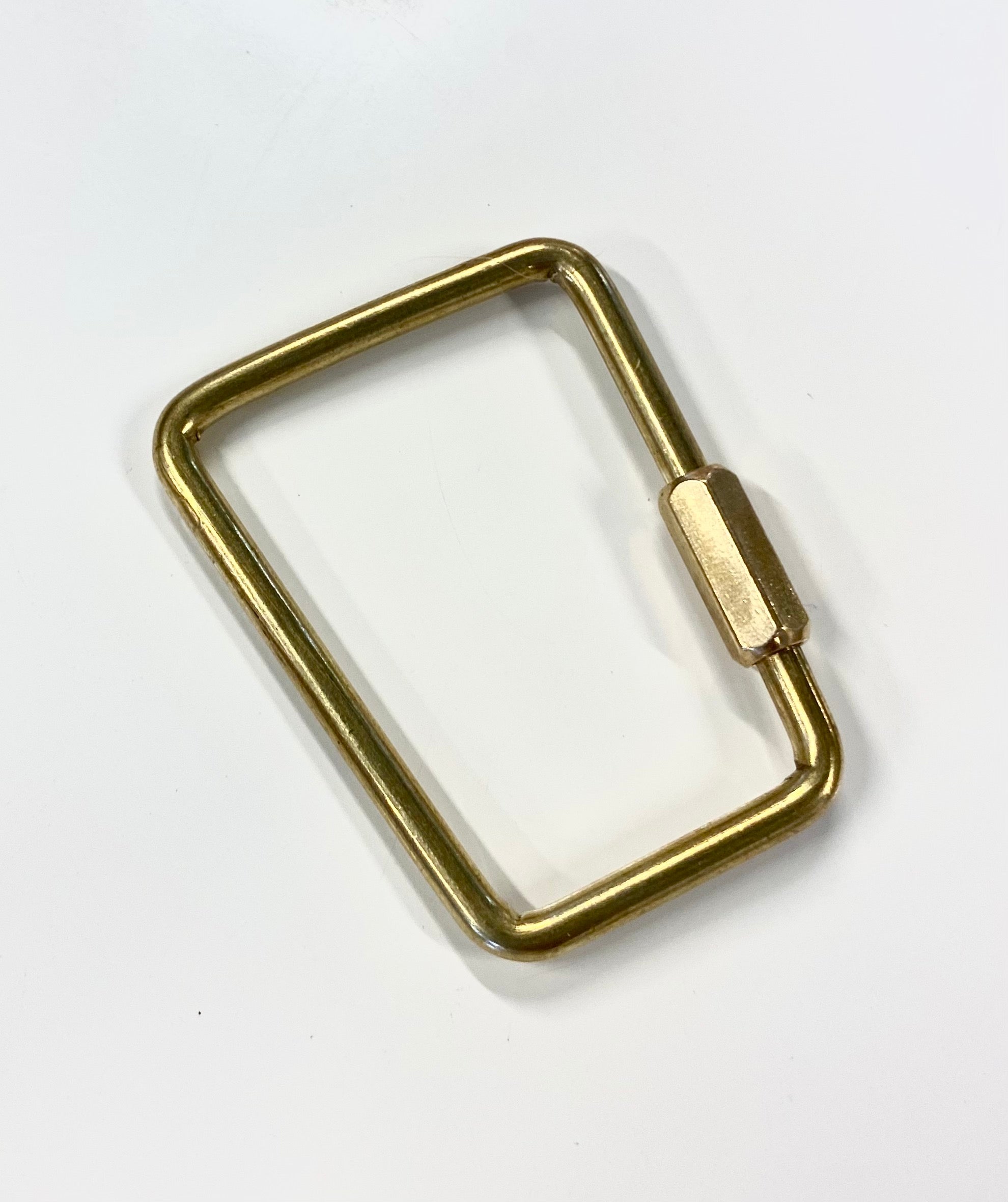 Brass Keychain | Geometric Shapes
