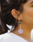 Marfa Earrings | Lepidolite