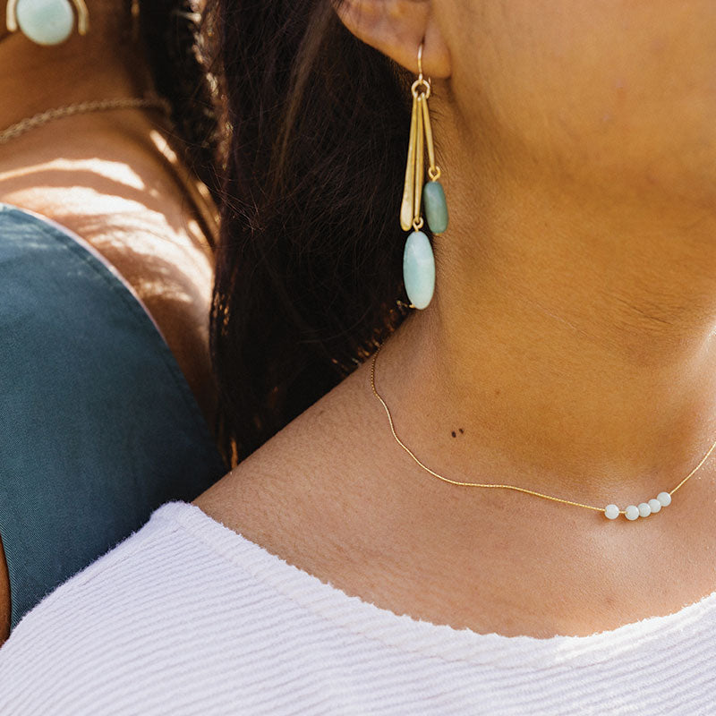 Moab Earrings | Amazonite