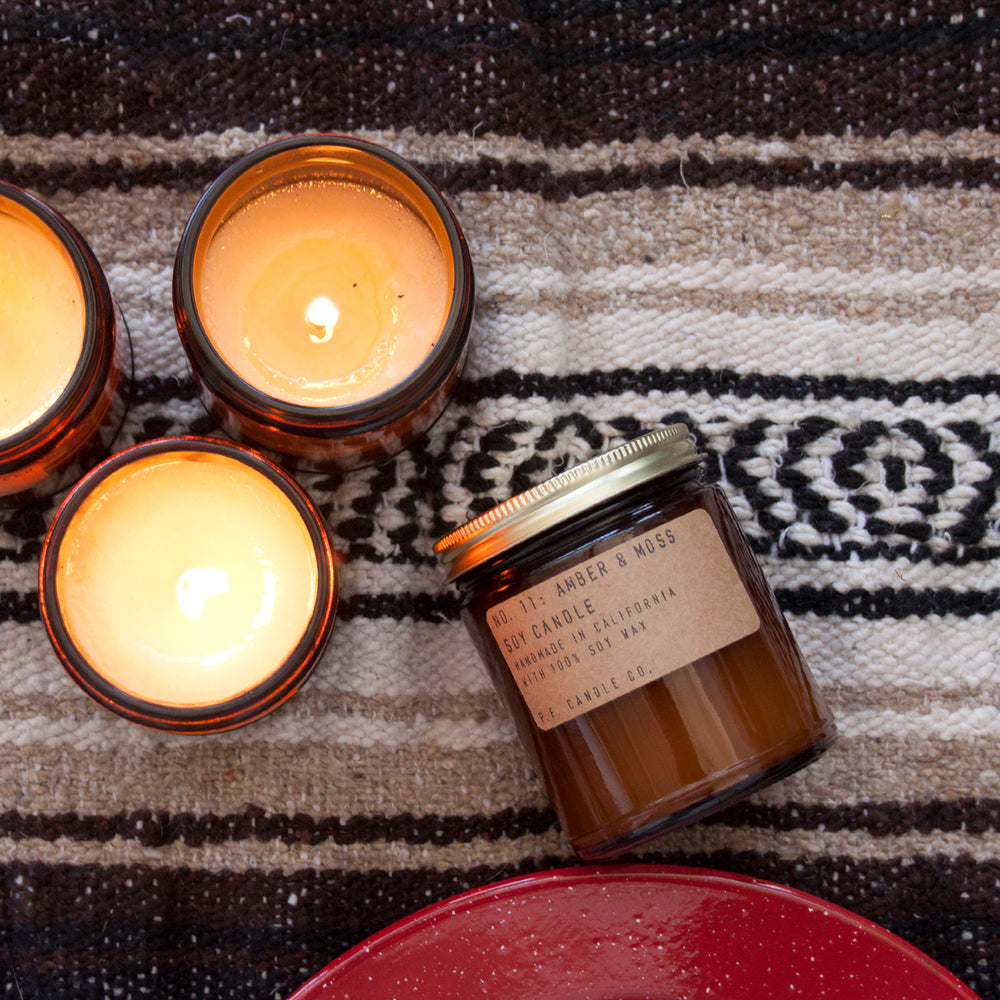 Soy Candle | Amber &amp; Moss