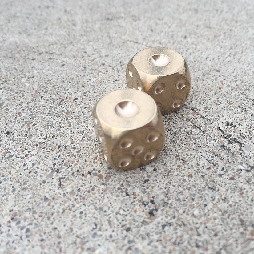 Brass Dice | Set of Two