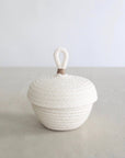 Mini Woven Basket With Lid