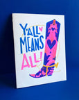 Greeting Card | Y'all Means All Equality