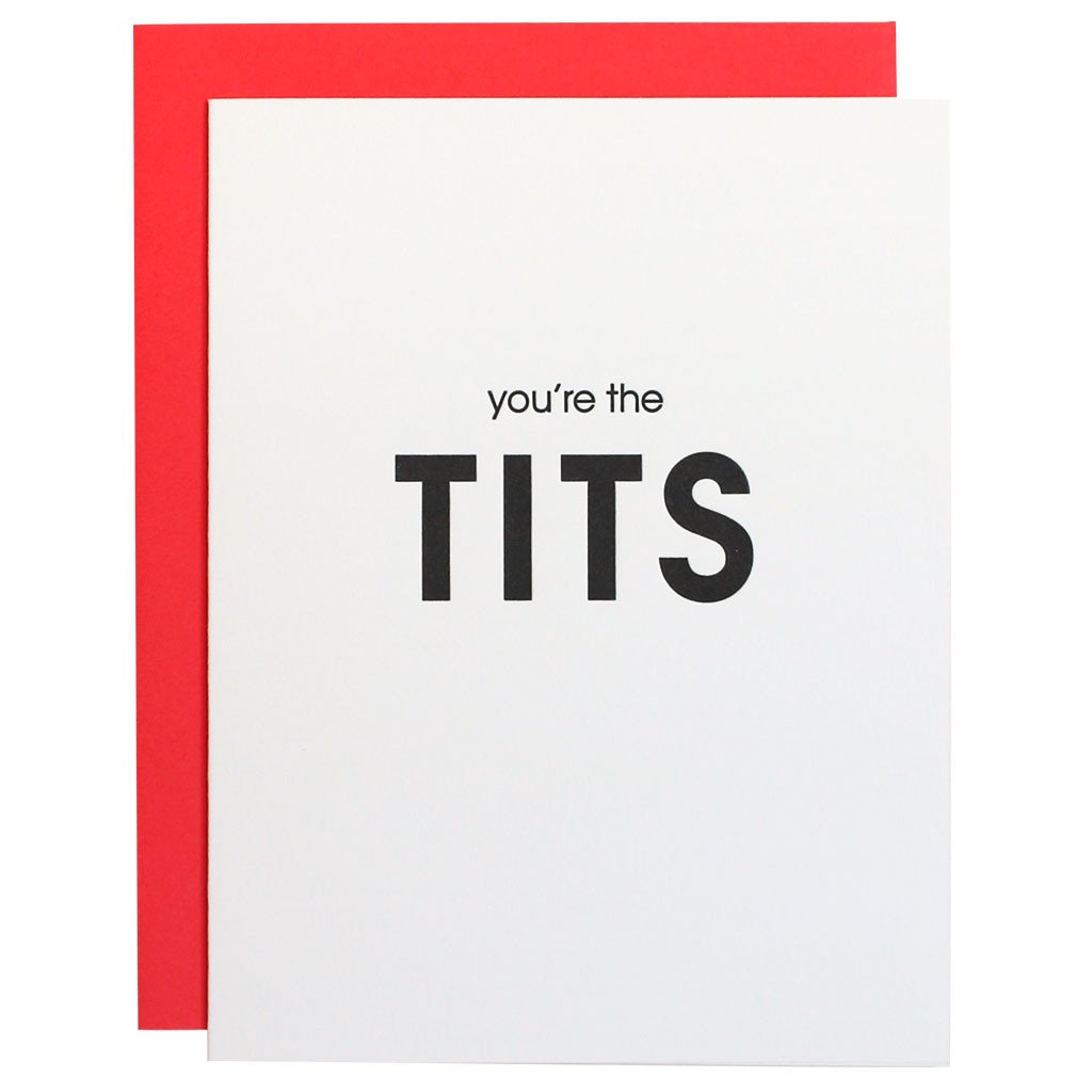 Greeting Cards | You&#39;re the Tits